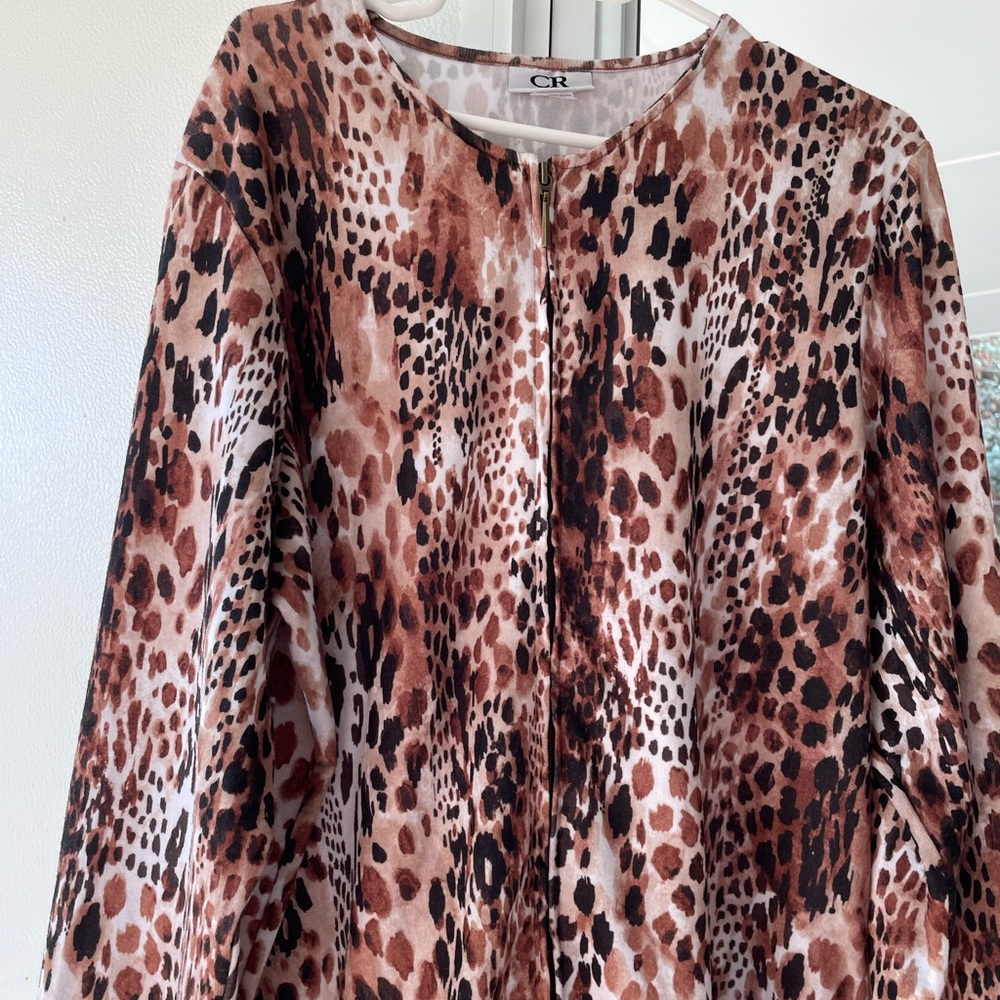 Zip up cardigan
